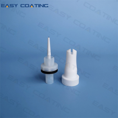 China PTFE material powder coating accessories OPTI  2F flat jet nozzle complete  1007931 /1010160