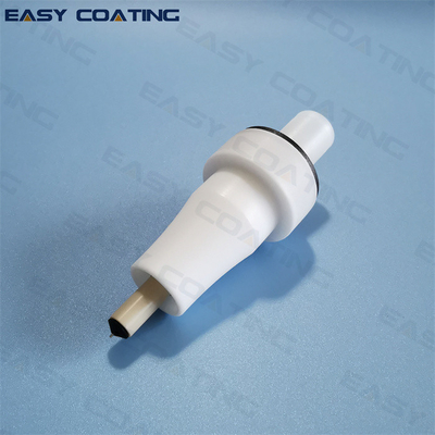 Electrostatic manual and automatic powder gun round nozzles set complete  PTFE material 1008150