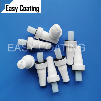 Abrasion powder painting guns spray flat jet nozzle + electrode holder set complete NF22 1008140